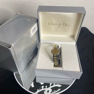 AUTHENTIC VINTAGE DIOR GOLD WATCH